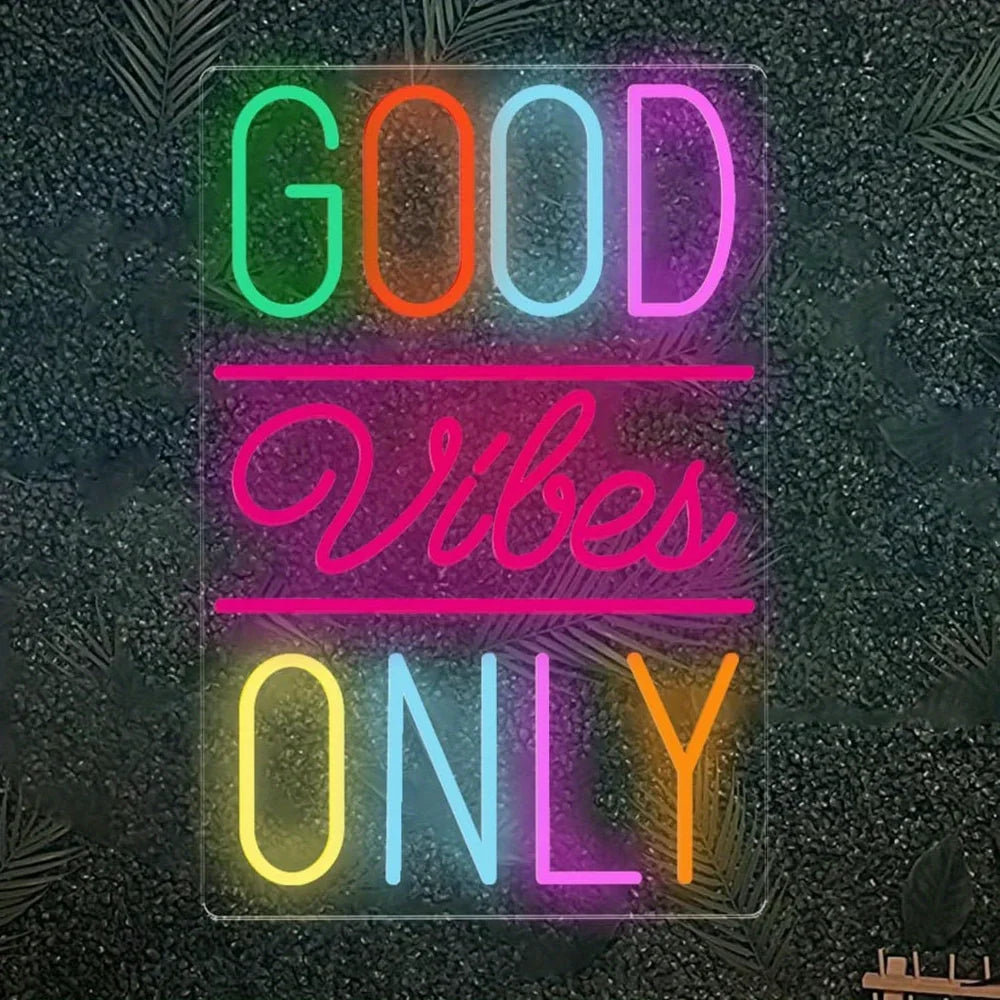 Good Vibes Only Neon