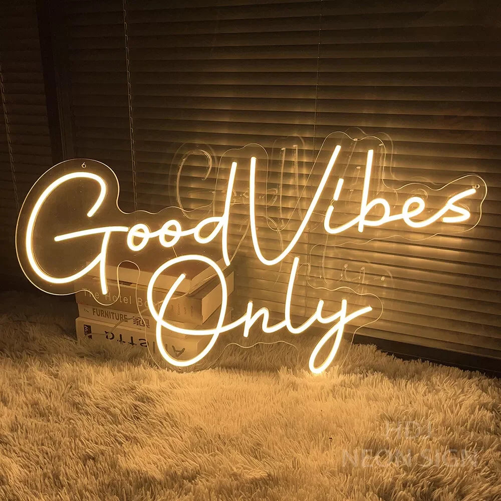 Good Vibes Only Neon
