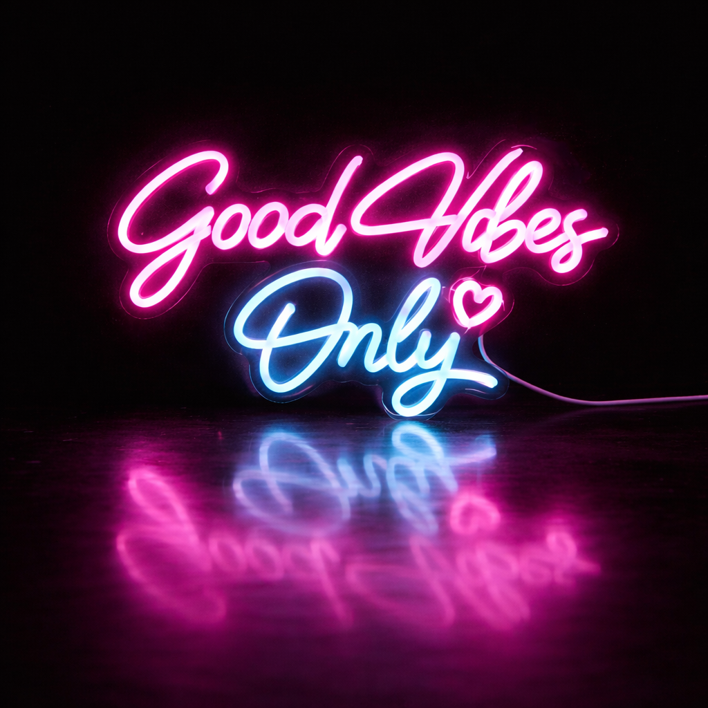 Good Vibes Only Neon