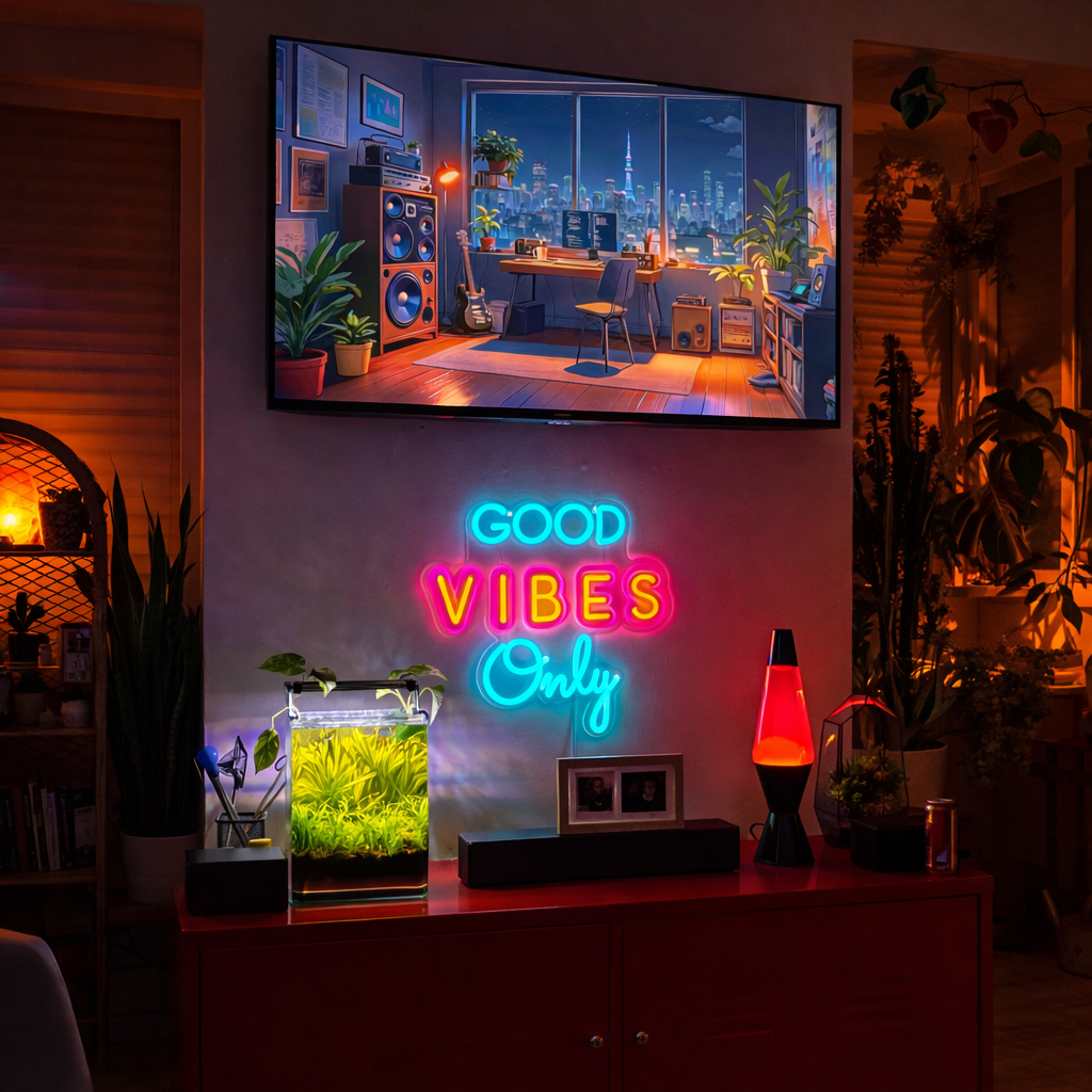 Good Vibes Only Neon